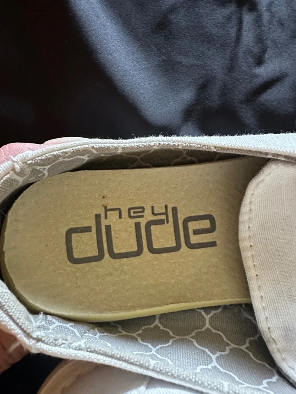 Hey Dude Kids Cream Slip-On Slippers